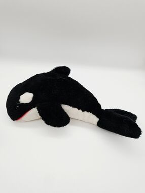 VINTAGE | 1980 Sea World Shamu orca killer whale plush stuffed toy